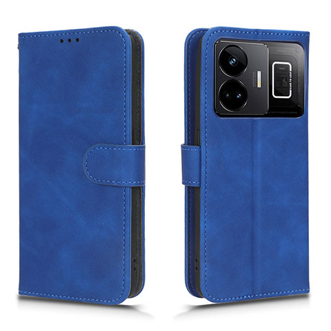 Custodia Portafoglio In Pelle Cover con Supporto L01Z per Realme GT Neo6 5G Blu