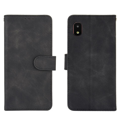 Custodia Portafoglio In Pelle Cover con Supporto L01Z per Samsung Galaxy A21 SC-42A Nero