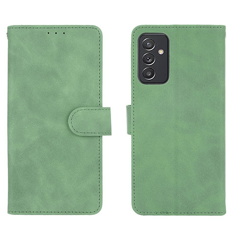 Custodia Portafoglio In Pelle Cover con Supporto L01Z per Samsung Galaxy A24 4G Verde