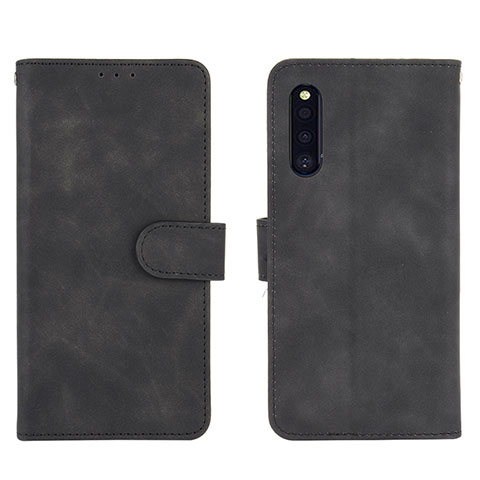 Custodia Portafoglio In Pelle Cover con Supporto L01Z per Samsung Galaxy A41 SC-41A Nero