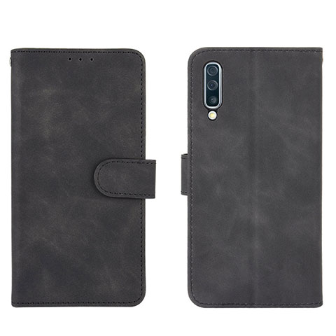 Custodia Portafoglio In Pelle Cover con Supporto L01Z per Samsung Galaxy A50S Nero