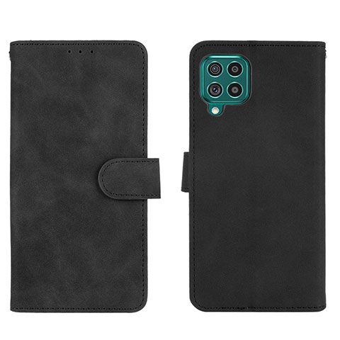 Custodia Portafoglio In Pelle Cover con Supporto L01Z per Samsung Galaxy F62 5G Nero