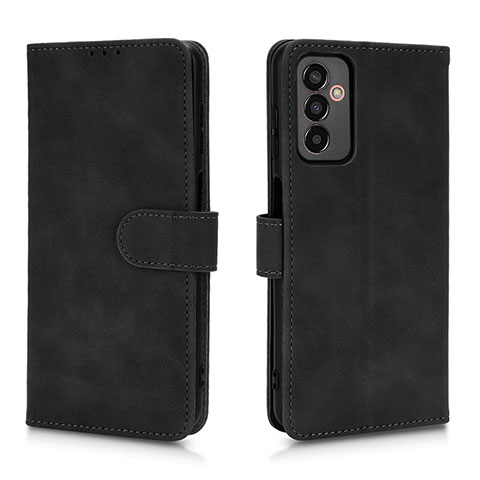 Custodia Portafoglio In Pelle Cover con Supporto L01Z per Samsung Galaxy M13 4G Nero