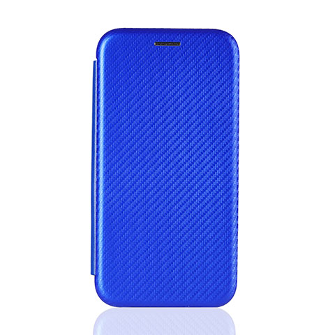 Custodia Portafoglio In Pelle Cover con Supporto L01Z per Samsung Galaxy M21s Blu