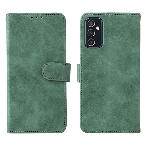 Custodia Portafoglio In Pelle Cover con Supporto L01Z per Samsung Galaxy M52 5G Verde