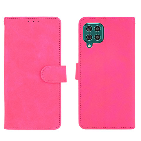 Custodia Portafoglio In Pelle Cover con Supporto L01Z per Samsung Galaxy M62 4G Rosa Caldo