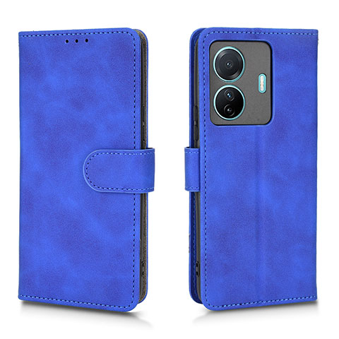 Custodia Portafoglio In Pelle Cover con Supporto L01Z per Vivo iQOO Z6 Pro 5G Blu