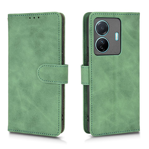 Custodia Portafoglio In Pelle Cover con Supporto L01Z per Vivo iQOO Z6 Pro 5G Verde