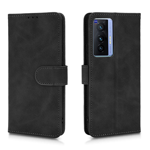 Custodia Portafoglio In Pelle Cover con Supporto L01Z per Vivo X70t Nero