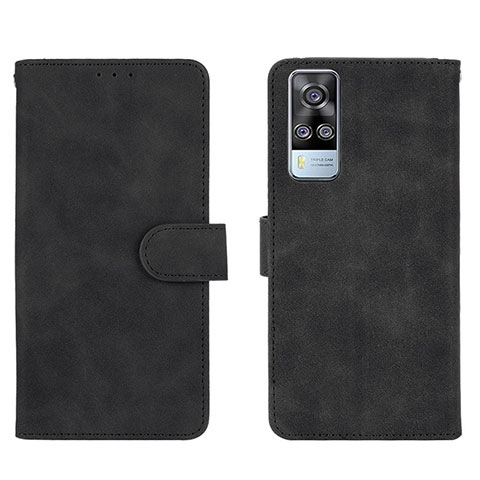 Custodia Portafoglio In Pelle Cover con Supporto L01Z per Vivo Y53s NFC Nero