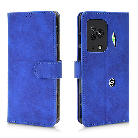 Custodia Portafoglio In Pelle Cover con Supporto L01Z per Xiaomi Black Shark 5 Pro 5G Blu