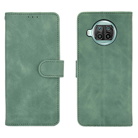 Custodia Portafoglio In Pelle Cover con Supporto L01Z per Xiaomi Mi 10i 5G Verde