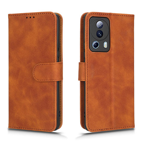 Custodia Portafoglio In Pelle Cover con Supporto L01Z per Xiaomi Mi 12 Lite NE 5G Marrone