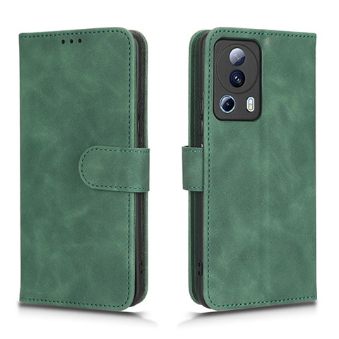 Custodia Portafoglio In Pelle Cover con Supporto L01Z per Xiaomi Mi 13 Lite 5G Verde