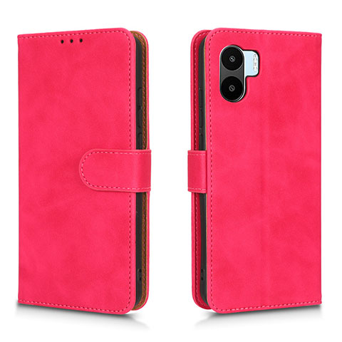 Custodia Portafoglio In Pelle Cover con Supporto L01Z per Xiaomi Poco C50 Rosa Caldo