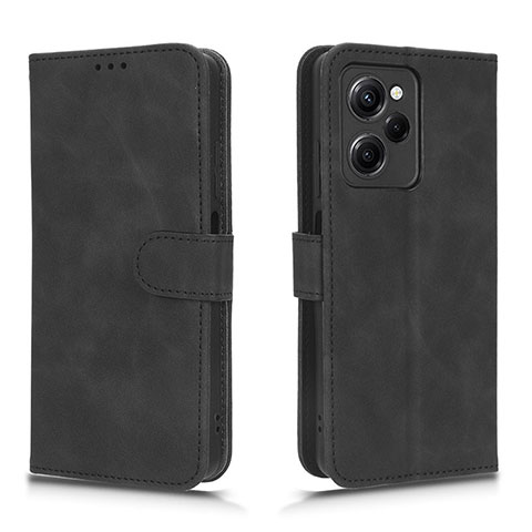 Custodia Portafoglio In Pelle Cover con Supporto L01Z per Xiaomi Poco X5 Pro 5G Nero