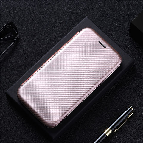 Custodia Portafoglio In Pelle Cover con Supporto L01Z per Xiaomi Redmi 10 4G Rosa Caldo