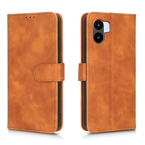 Custodia Portafoglio In Pelle Cover con Supporto L01Z per Xiaomi Redmi A1 Marrone