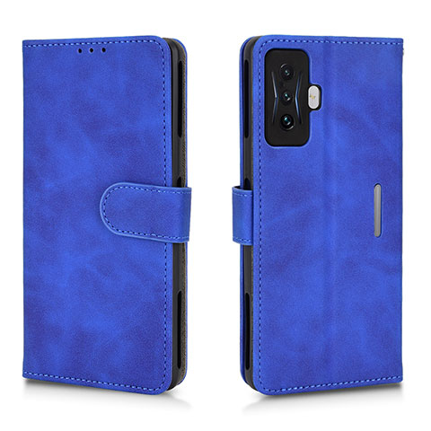 Custodia Portafoglio In Pelle Cover con Supporto L01Z per Xiaomi Redmi K50 Gaming AMG F1 5G Blu