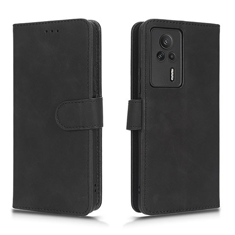 Custodia Portafoglio In Pelle Cover con Supporto L01Z per Xiaomi Redmi K60E 5G Nero