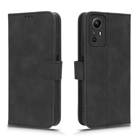 Custodia Portafoglio In Pelle Cover con Supporto L01Z per Xiaomi Redmi Note 12S Nero