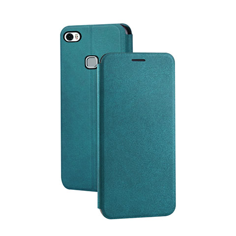 Custodia Portafoglio In Pelle Cover con Supporto L02 per Huawei Honor Note 8 Verde Notte