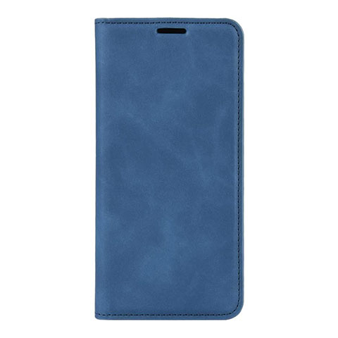 Custodia Portafoglio In Pelle Cover con Supporto L02 per Huawei P40 Blu