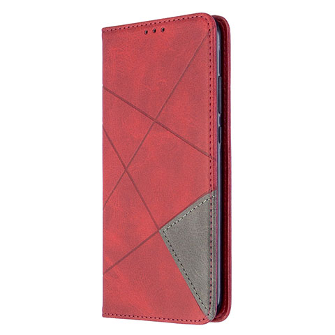 Custodia Portafoglio In Pelle Cover con Supporto L02 per Huawei P40 Lite E Rosso