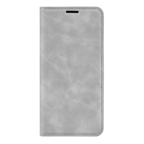 Custodia Portafoglio In Pelle Cover con Supporto L02 per Huawei P40 Pro Grigio