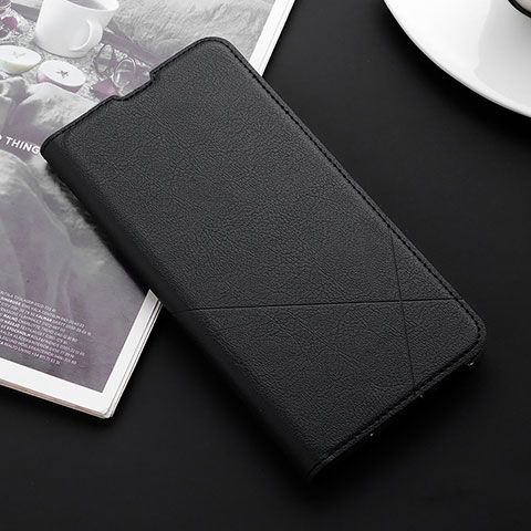 Custodia Portafoglio In Pelle Cover con Supporto L02 per Oppo K5 Nero