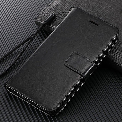 Custodia Portafoglio In Pelle Cover con Supporto L02 per Oppo Reno3 Pro Nero