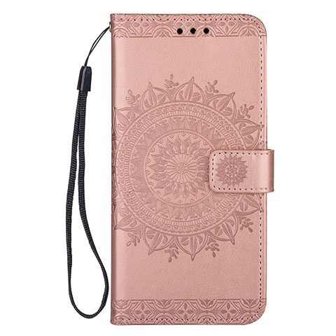 Custodia Portafoglio In Pelle Cover con Supporto L02 per Samsung Galaxy S20 5G Oro Rosa