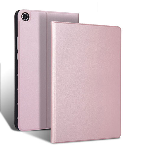 Custodia Portafoglio In Pelle Cover con Supporto L02 per Samsung Galaxy Tab S5e 4G 10.5 SM-T725 Oro Rosa