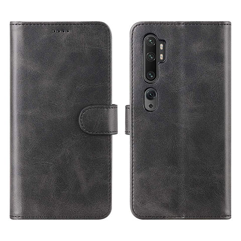 Custodia Portafoglio In Pelle Cover con Supporto L02 per Xiaomi Mi Note 10 Nero