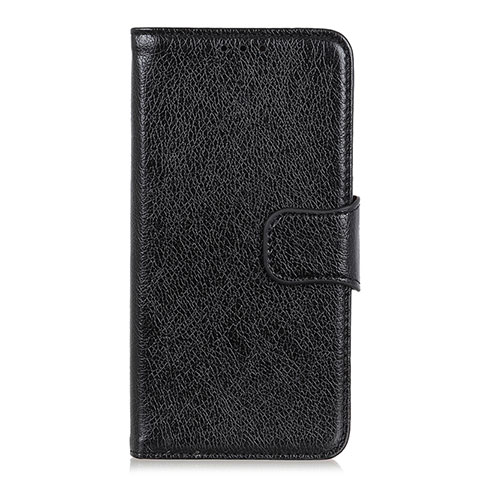 Custodia Portafoglio In Pelle Cover con Supporto L02 per Xiaomi Poco M2 Nero