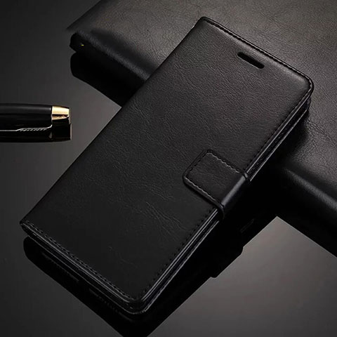 Custodia Portafoglio In Pelle Cover con Supporto L02 per Xiaomi Redmi 8A Nero