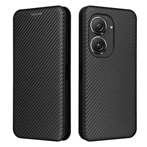 Custodia Portafoglio In Pelle Cover con Supporto L02Z per Asus Zenfone 9 Nero