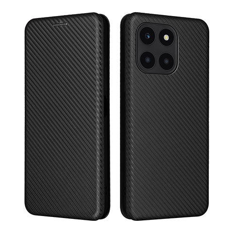 Custodia Portafoglio In Pelle Cover con Supporto L02Z per Huawei Honor X8b Nero