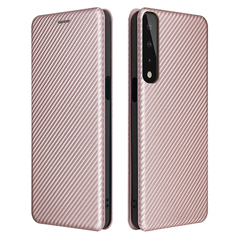 Custodia Portafoglio In Pelle Cover con Supporto L02Z per LG Stylo 7 Oro Rosa