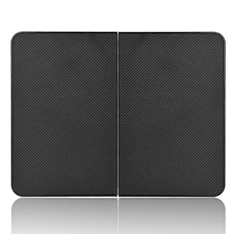 Custodia Portafoglio In Pelle Cover con Supporto L02Z per Microsoft Surface Duo Nero