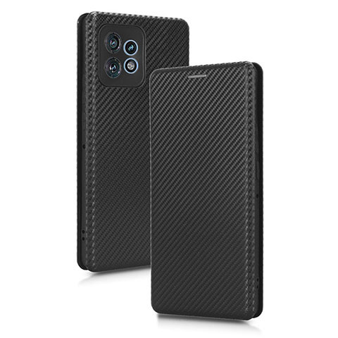 Custodia Portafoglio In Pelle Cover con Supporto L02Z per Motorola Moto Edge 40 Pro 5G Nero