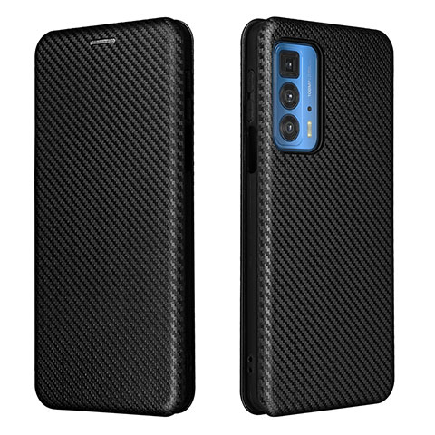 Custodia Portafoglio In Pelle Cover con Supporto L02Z per Motorola Moto Edge S Pro 5G Nero