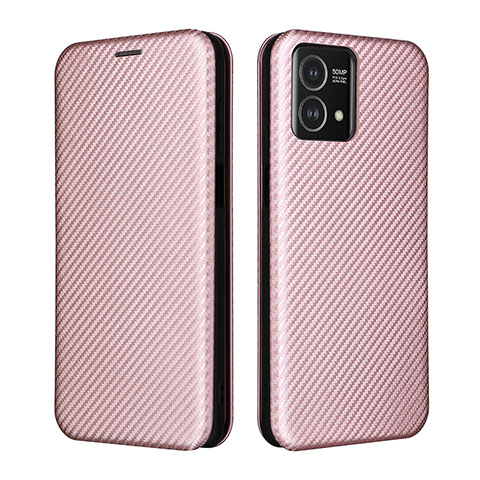 Custodia Portafoglio In Pelle Cover con Supporto L02Z per Motorola Moto G Stylus (2023) 4G Oro Rosa