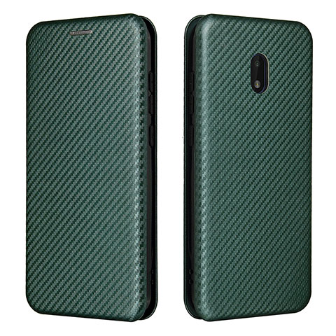 Custodia Portafoglio In Pelle Cover con Supporto L02Z per Nokia C01 Plus Verde