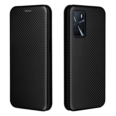 Custodia Portafoglio In Pelle Cover con Supporto L02Z per Oppo A16s Nero