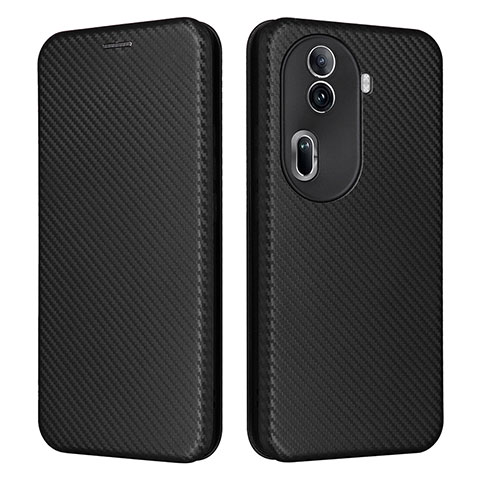 Custodia Portafoglio In Pelle Cover con Supporto L02Z per Oppo Reno11 Pro 5G Nero