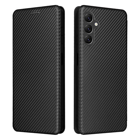 Custodia Portafoglio In Pelle Cover con Supporto L02Z per Samsung Galaxy A14 4G Nero