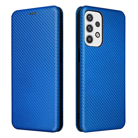 Custodia Portafoglio In Pelle Cover con Supporto L02Z per Samsung Galaxy A23 5G Blu