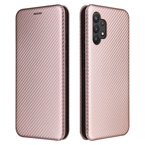 Custodia Portafoglio In Pelle Cover con Supporto L02Z per Samsung Galaxy A32 4G Oro Rosa