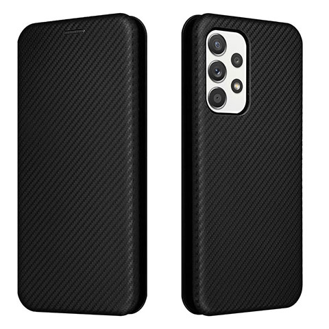 Custodia Portafoglio In Pelle Cover con Supporto L02Z per Samsung Galaxy A53 5G Nero